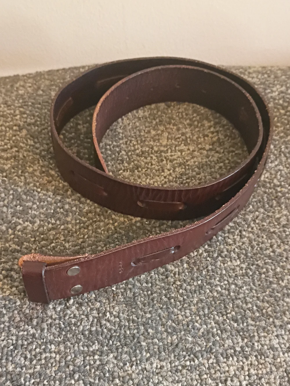 Women's Brown Leather Strap Replacement Belt